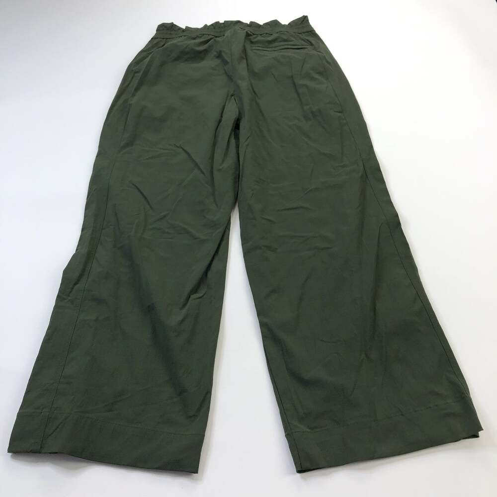 Athleta Trekkie High Rise Parachute Large (Fit 31W 30L) Pants Olive Green 681039